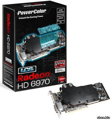 PowerColor первой оснащает адаптер Radeon HD 6970 водяным охлаждением