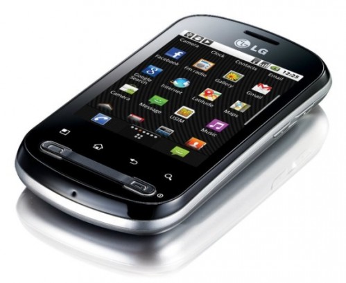 Недорогой смартфон на базе OS Android LG Optimus P350