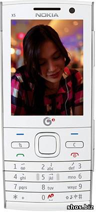 Nokia X5 - простой музыкальный смартфон на S60 3rd edition