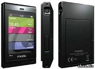 Modu T-Phone - новый компактный модульный телефон, теперь с тачскрином и 3G
