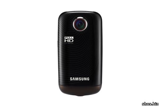 Карманная FullHD видеокамера Samsung HMX-E10 с поворотным объективом