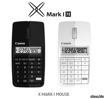 Мышь Canon X Mark I Mouse может выступать в роли калькулятора и цифровой клавиатуры